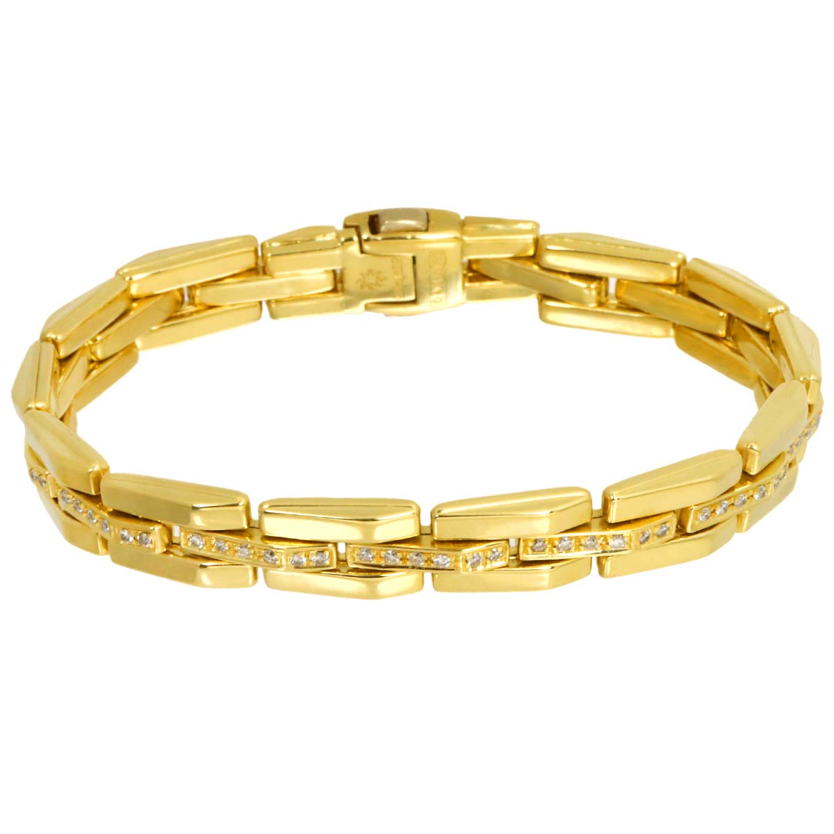 Diamond Bracelet 18K Yellow Gold 750