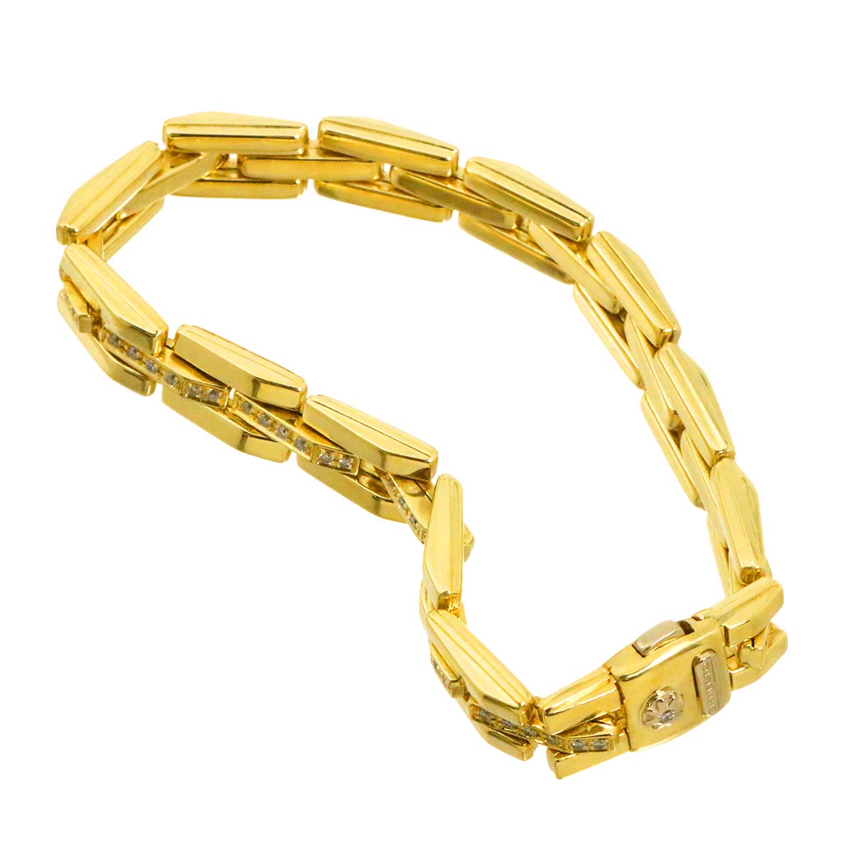 Diamond Bracelet 18K Yellow Gold 750