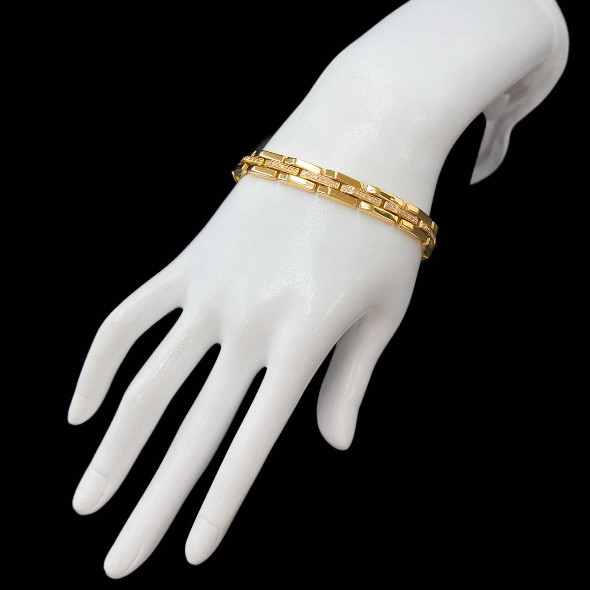 Diamond Bracelet 18K Yellow Gold 750