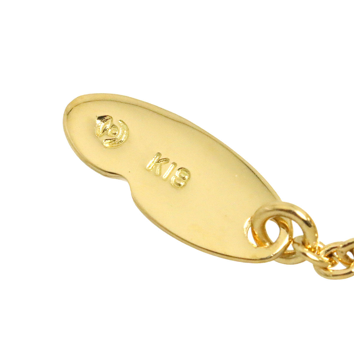 Diamond 0.08ct Necklace 18K YG 750