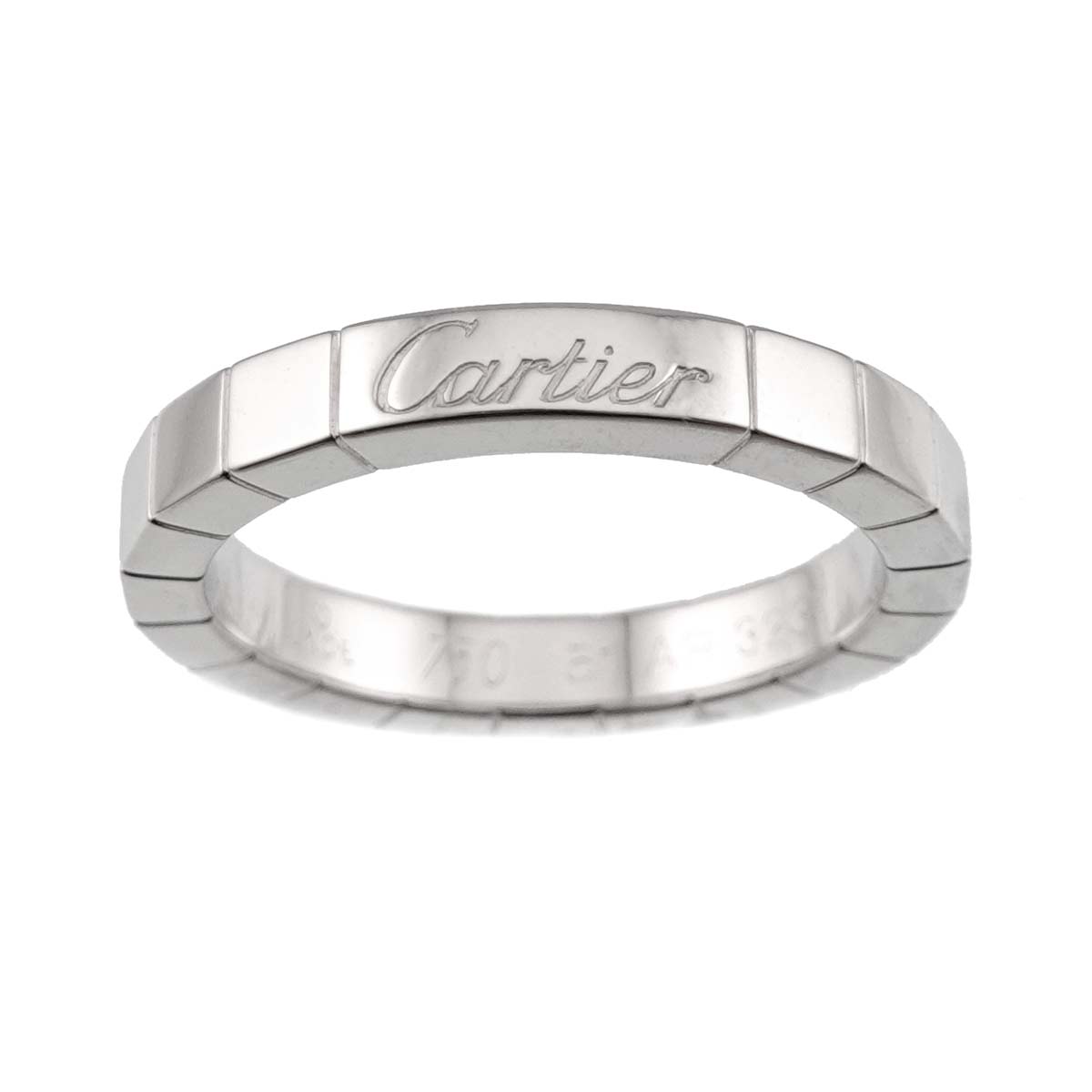 Laniere Ring 18K White Gold 750 Size51 5.5-5.75(US)