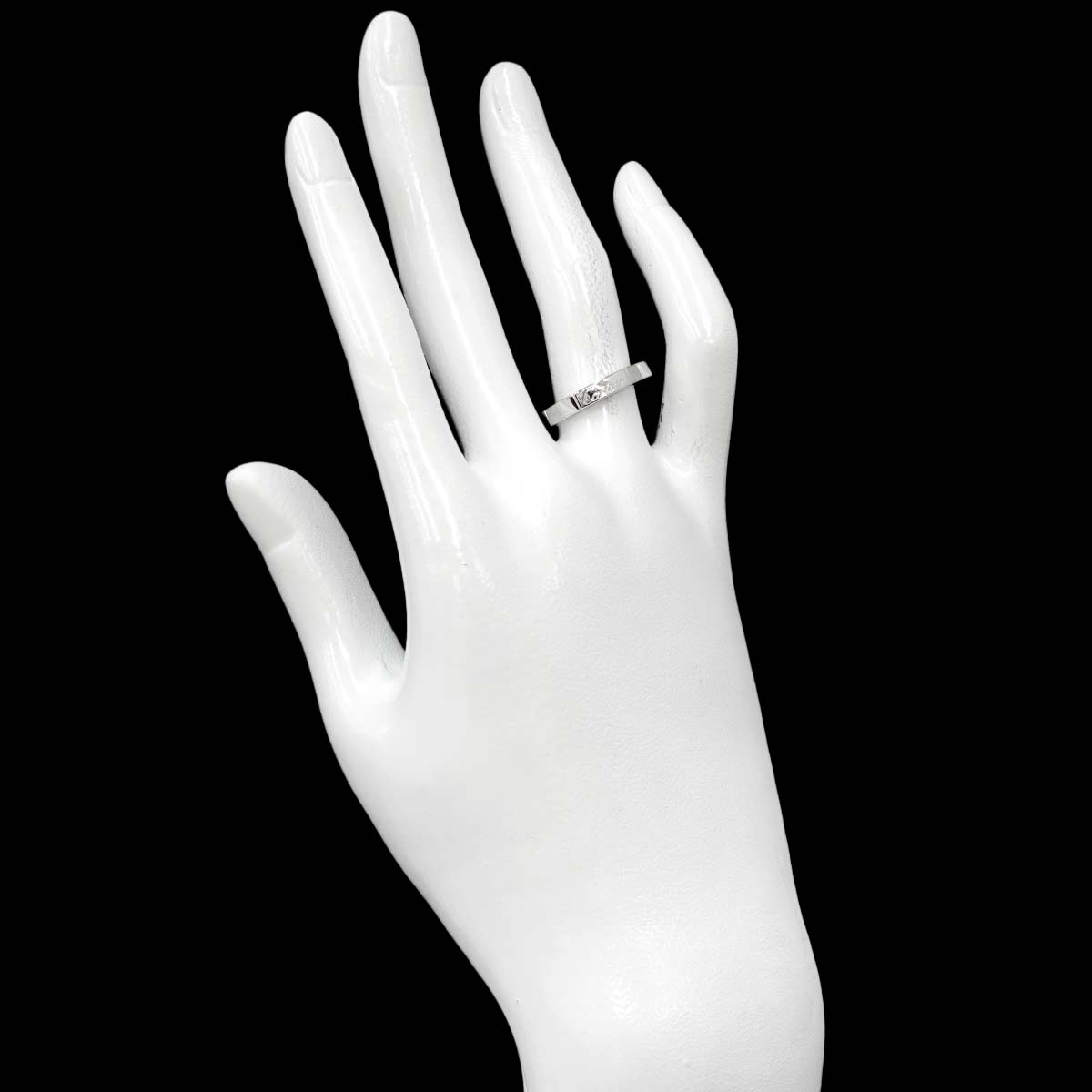 Laniere Ring 18K White Gold 750 Size51 5.5-5.75(US)
