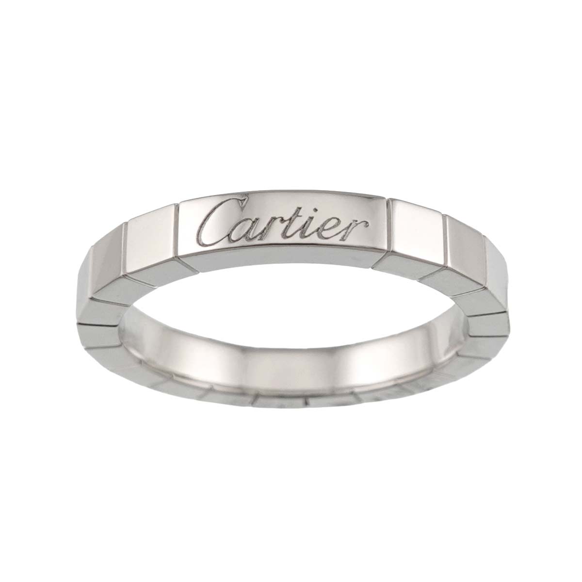 Laniere Ring 18K White Gold 750 Size55 6.75(US)