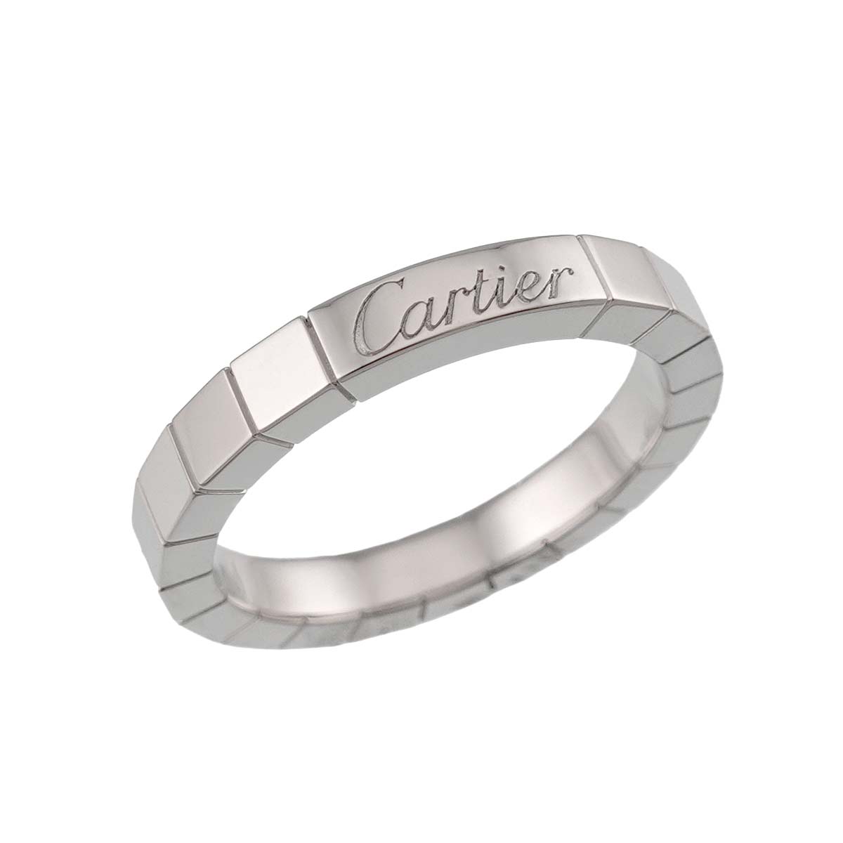 Laniere Ring 18K White Gold 750 Size55 6.75(US)
