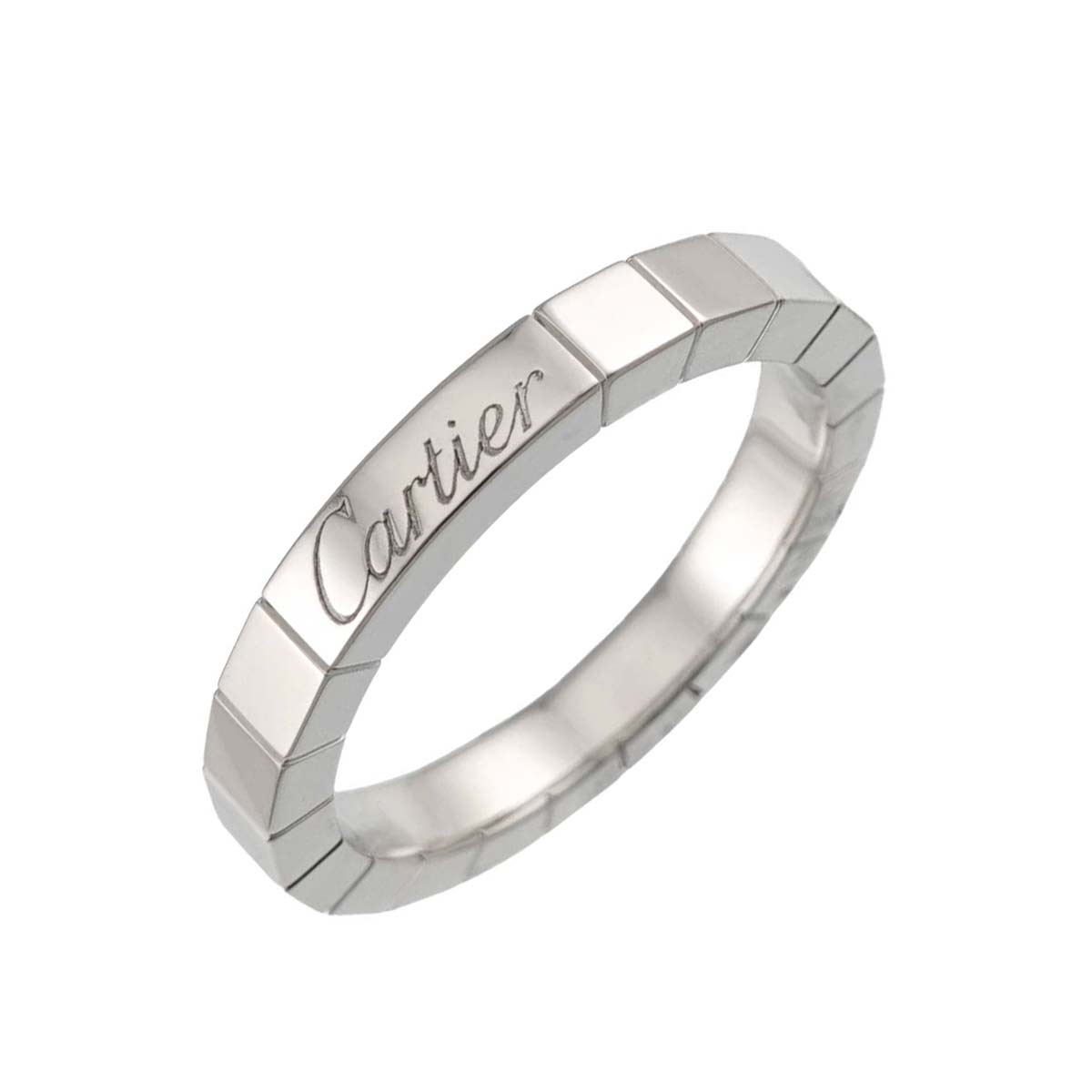 Laniere Ring 18K White Gold 750 Size55 6.75(US)