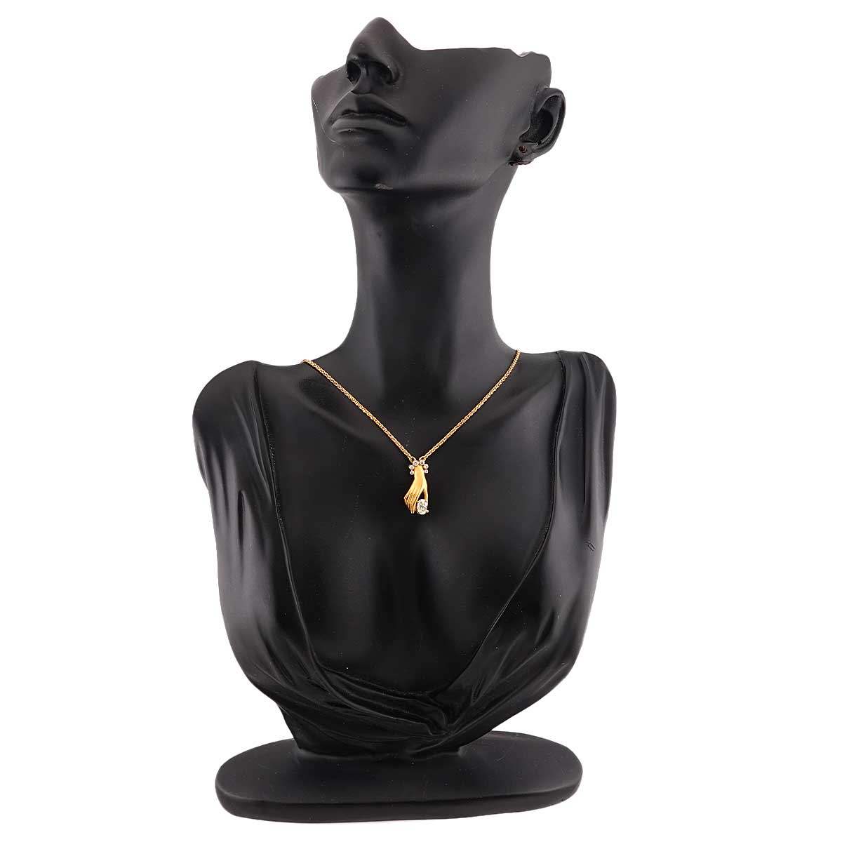 Diamond 0.616ct Necklace 18K YG 750