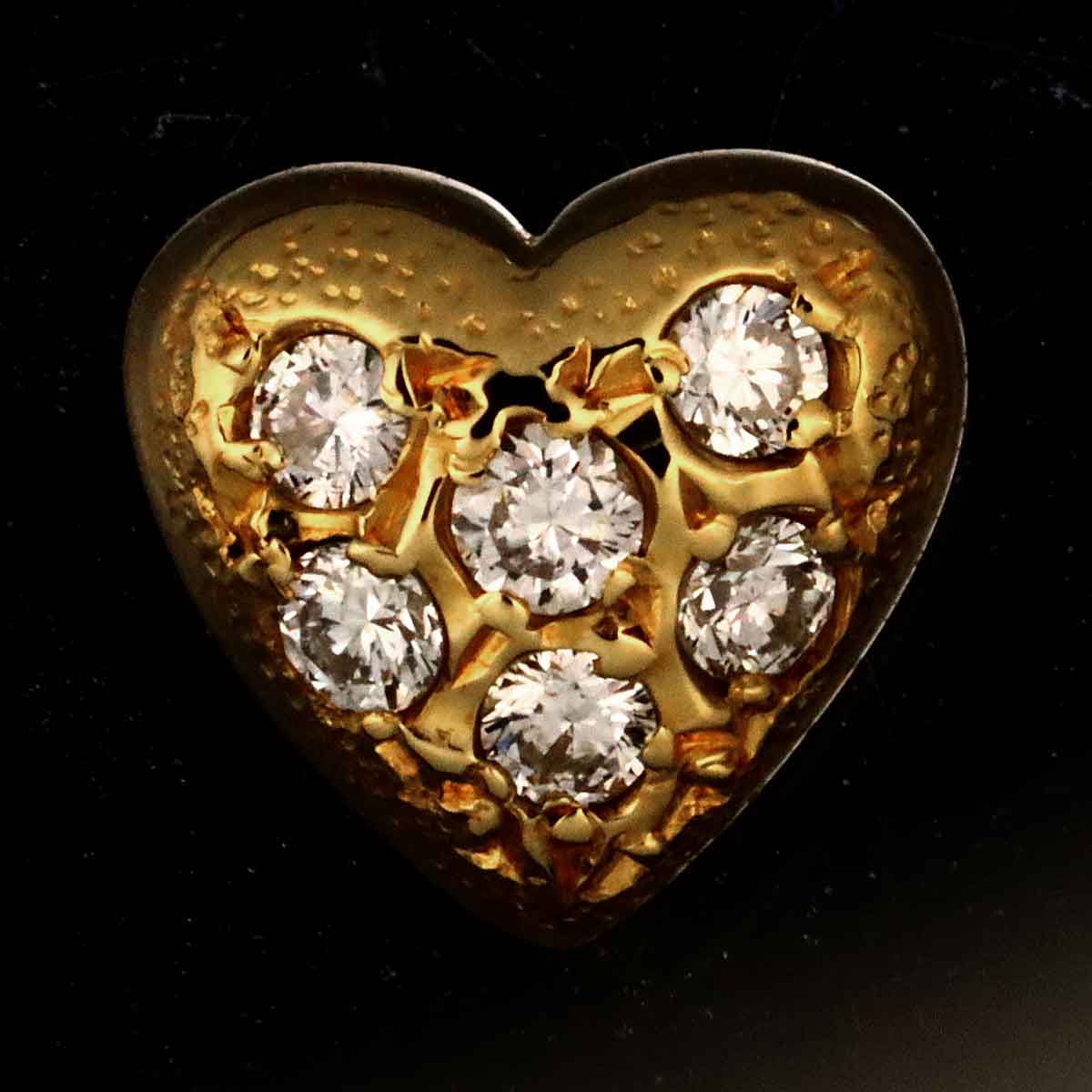 Diamond 0.06ct/0.06ct Earrings Pierced 18K YG 750
