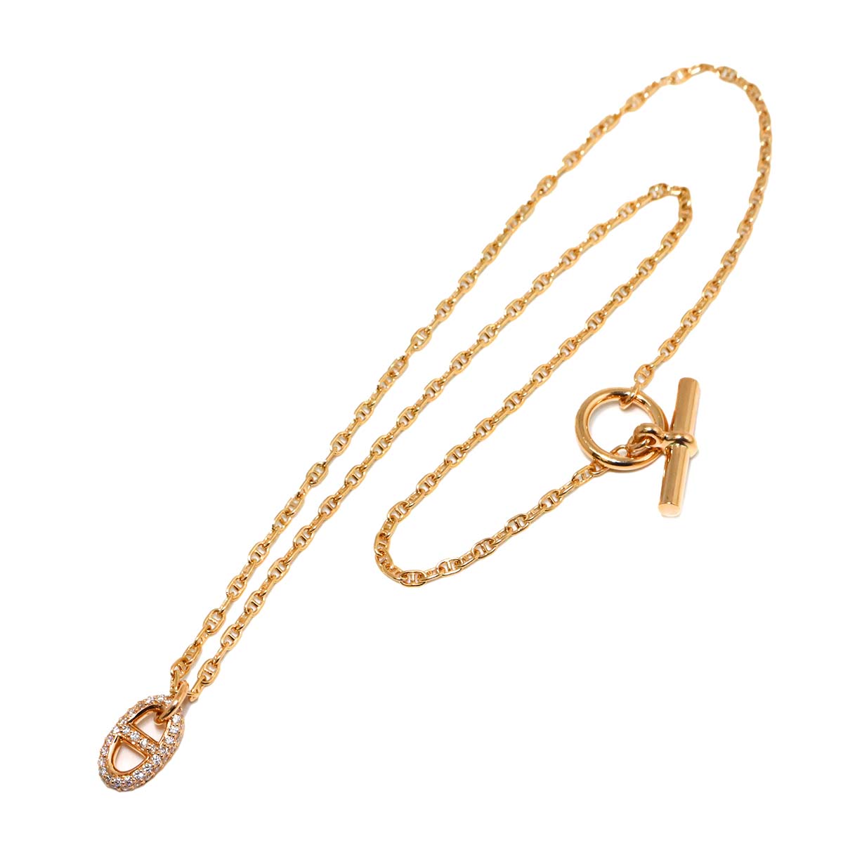 Farandole Diamond Necklace 18K Pink Gold 750
