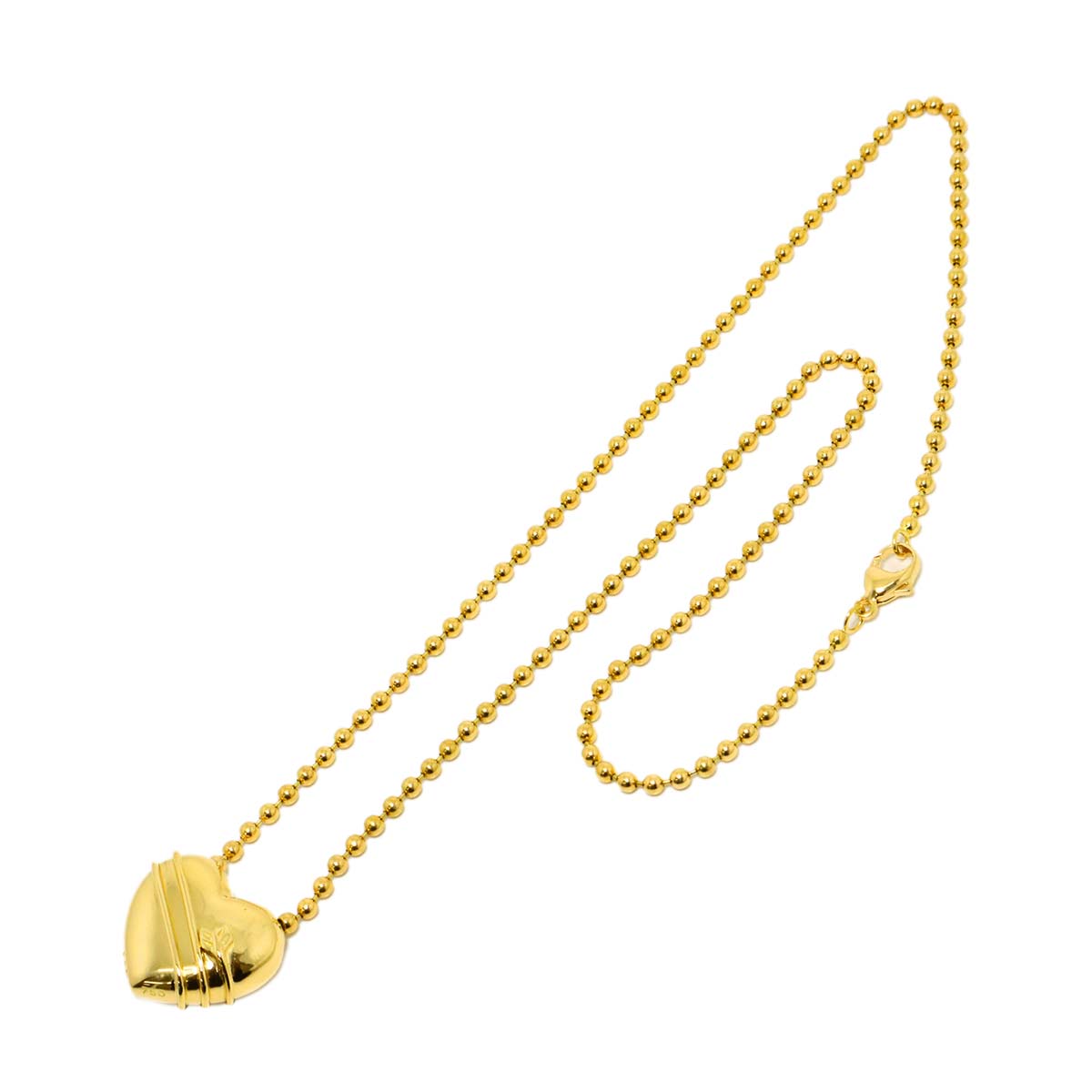 Heart and arrow Necklace 18K YG 750