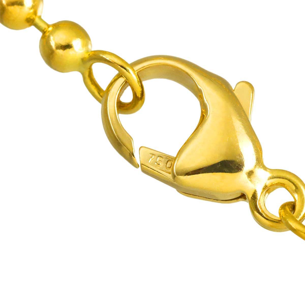 Heart and arrow Necklace 18K YG 750