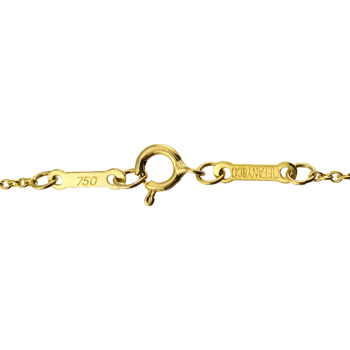 Open Heart Necklace 18K Yellow Gold 750