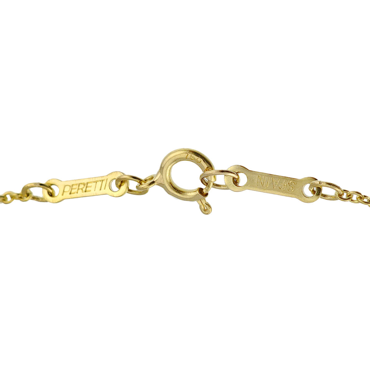 Open Heart Necklace 18K Yellow Gold 750