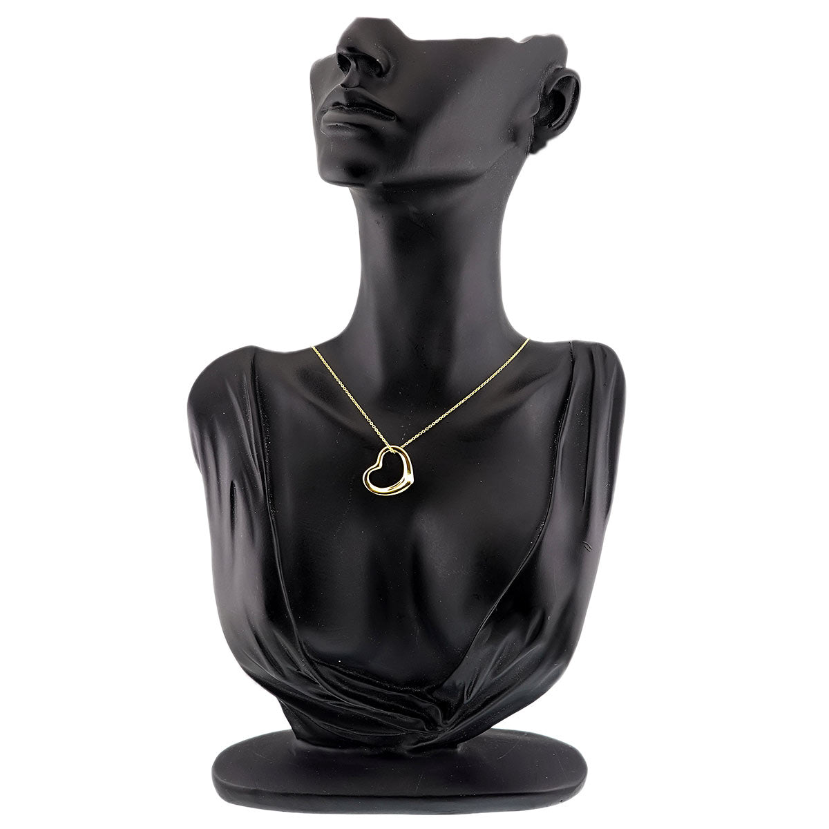 Open Heart Necklace 18K Yellow Gold 750