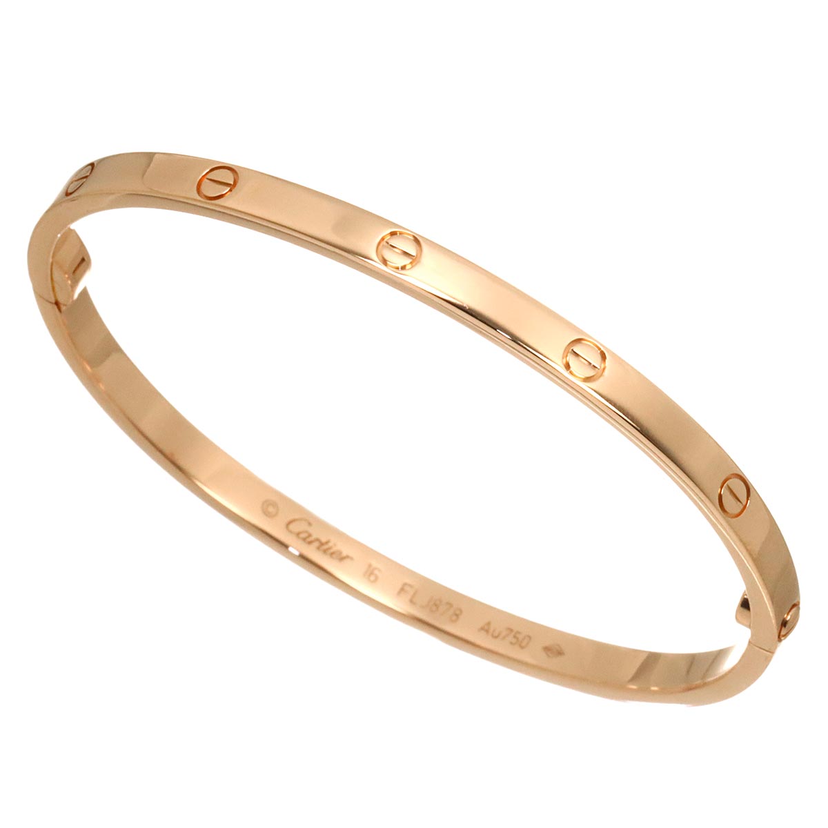Love Bracelet SM Bangle 18K Pink Gold 750 Size16