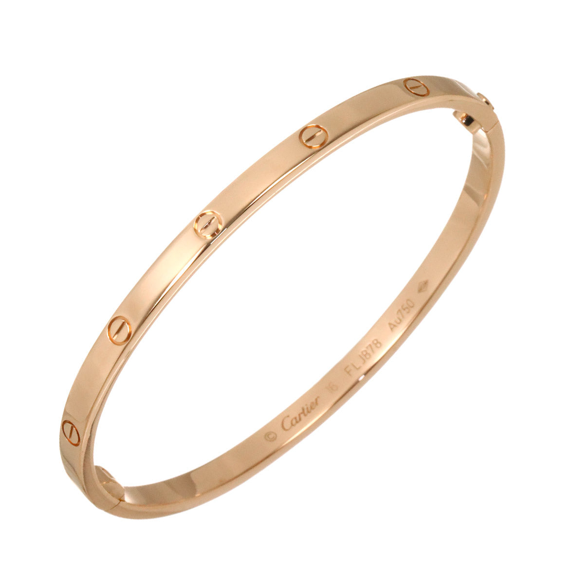 Love Bracelet SM Bangle 18K Pink Gold 750 Size16