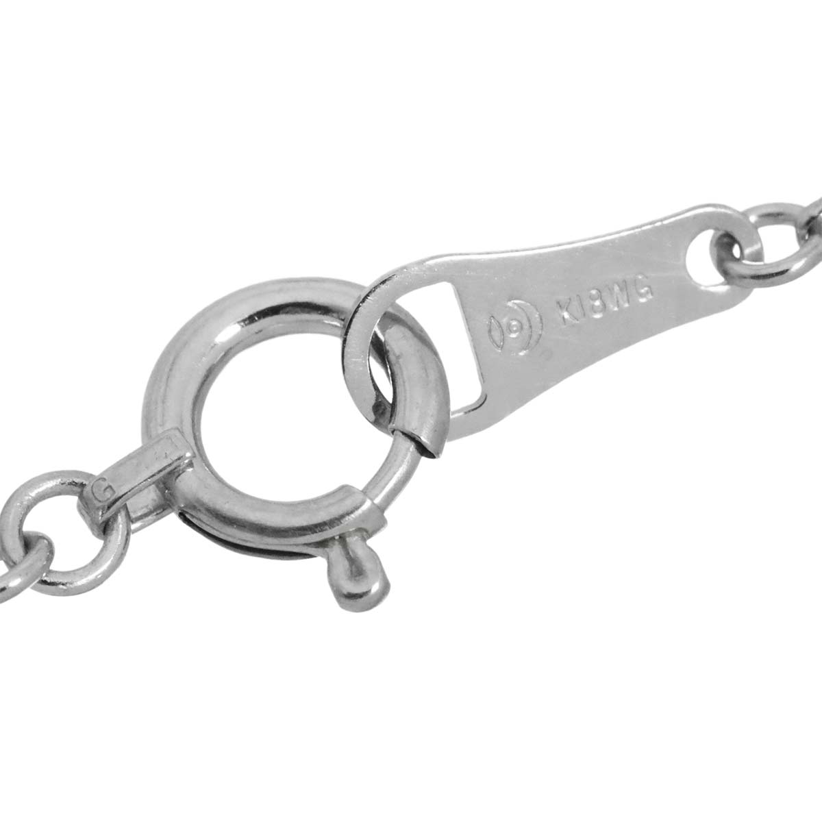 Diamond 0.25ct Necklace 18K White Gold 750