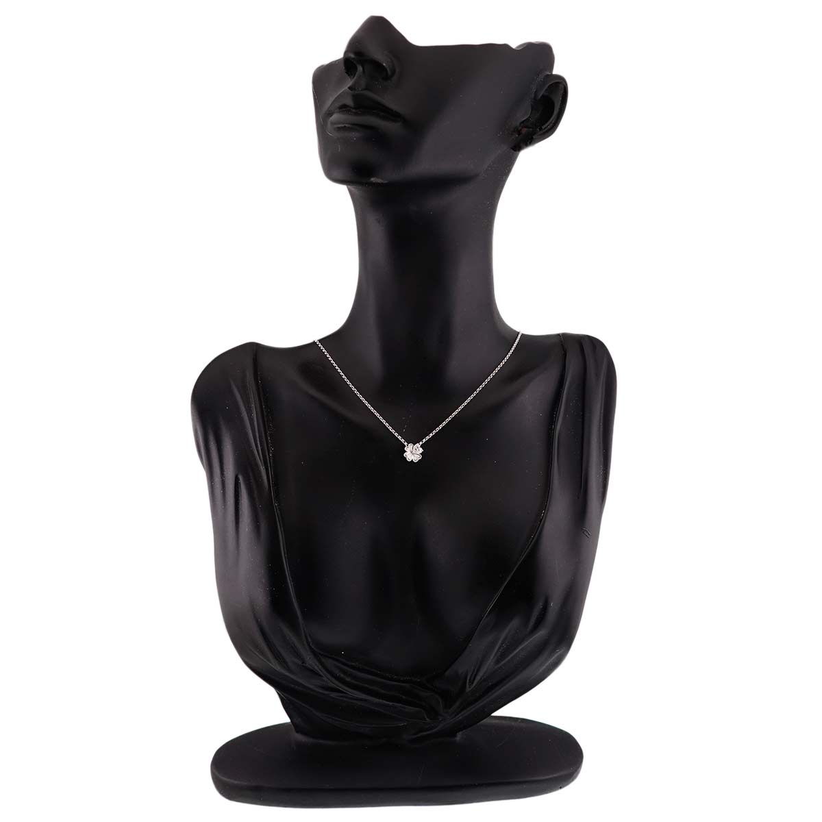 Diamond 0.25ct Necklace 18K White Gold 750