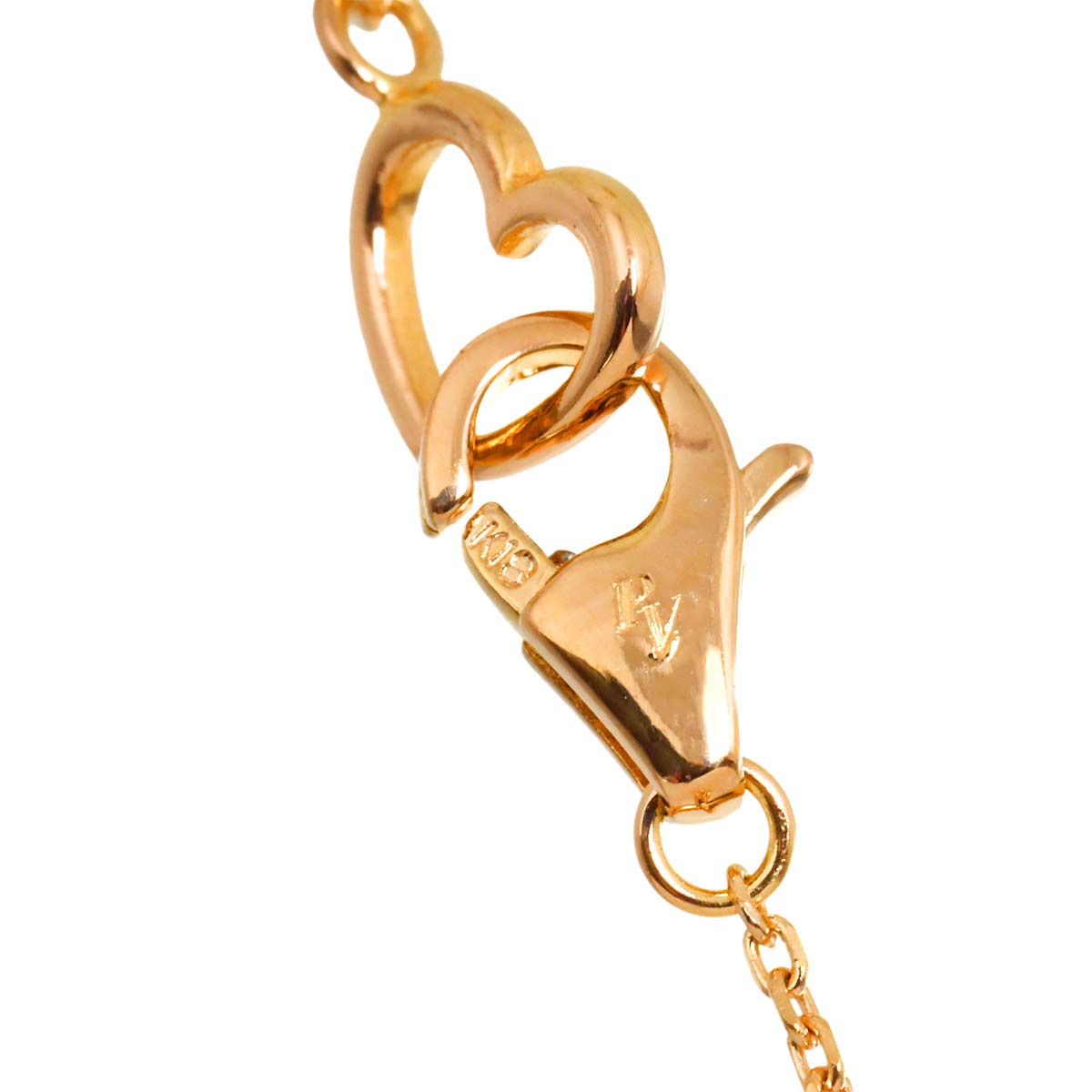 Diamond 0.20ct Necklace 18K Pink Gold 750