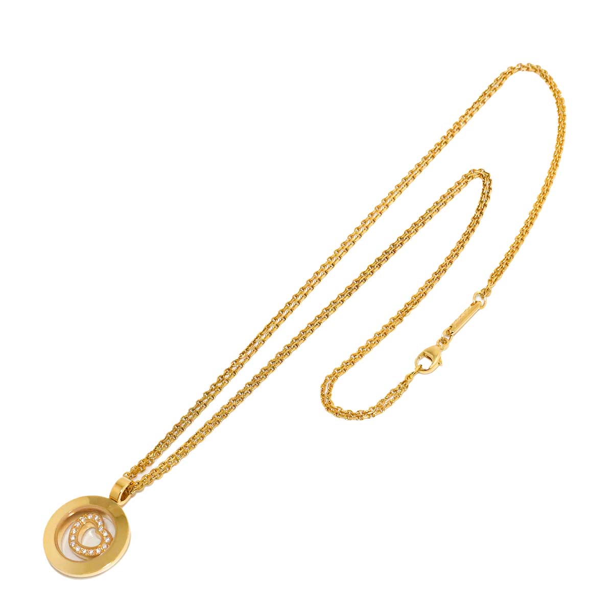 Happy Spirit Diamond Necklace 18K Yellow Gold 750