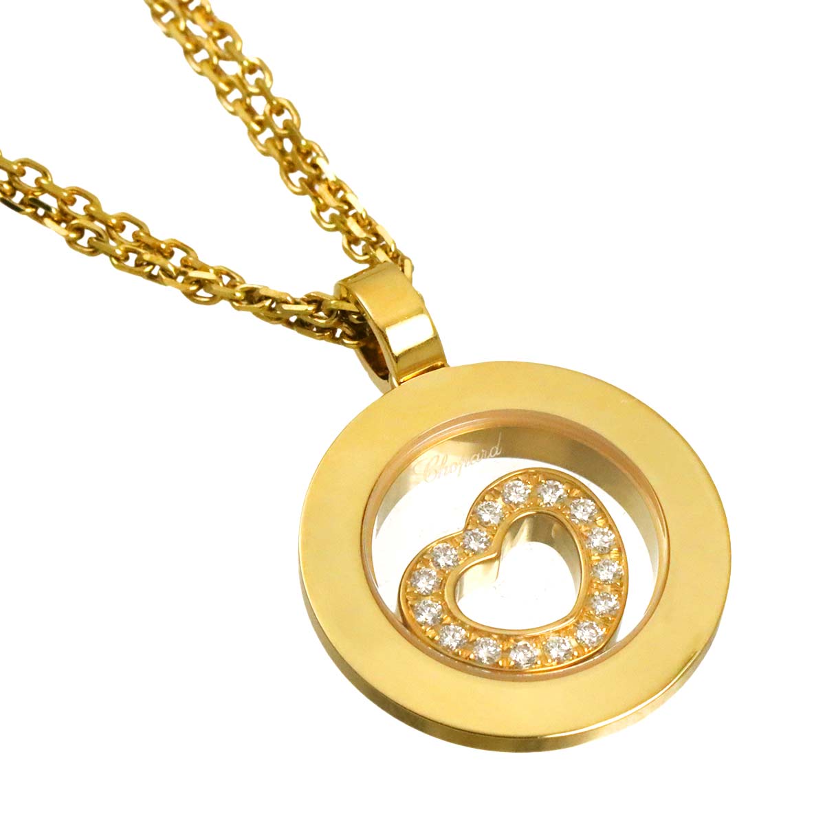Happy Spirit Diamond Necklace 18K Yellow Gold 750