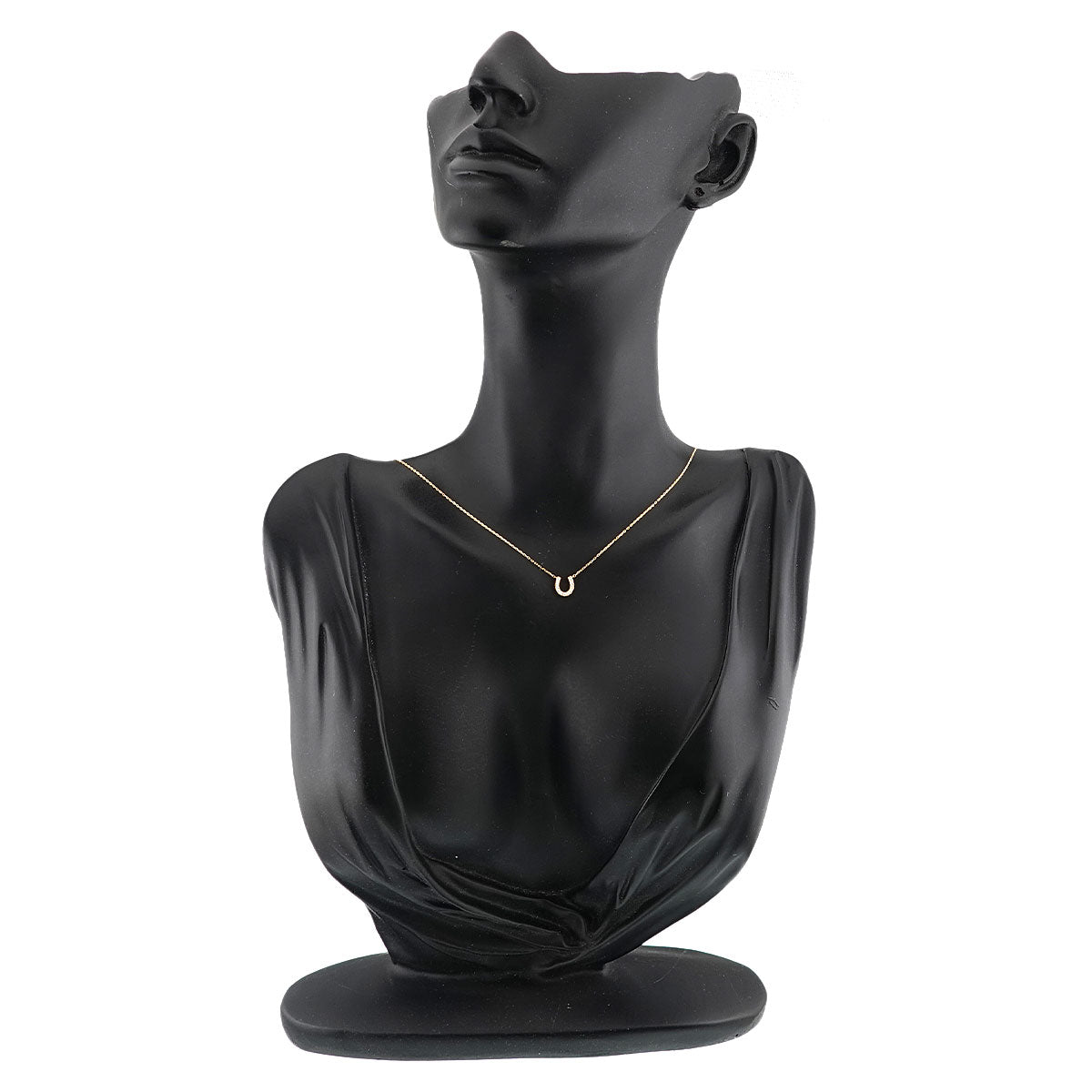 Horseshoe Diamond 0.03ct Necklace 18K YG 750