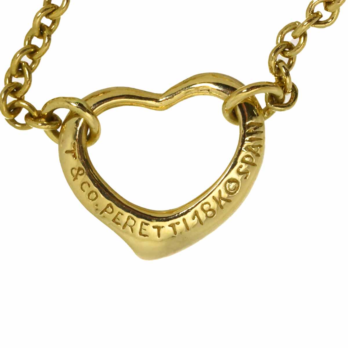 Open Heart 3P Bracelet 18K Yellow Gold 750