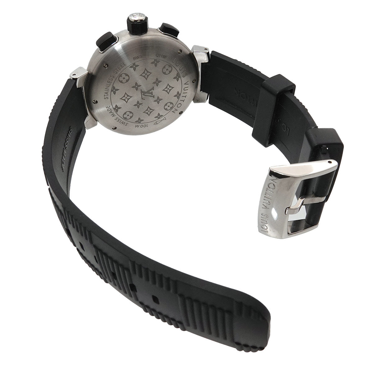Tambour In Black Q118F Quartz Analog Digital Watch