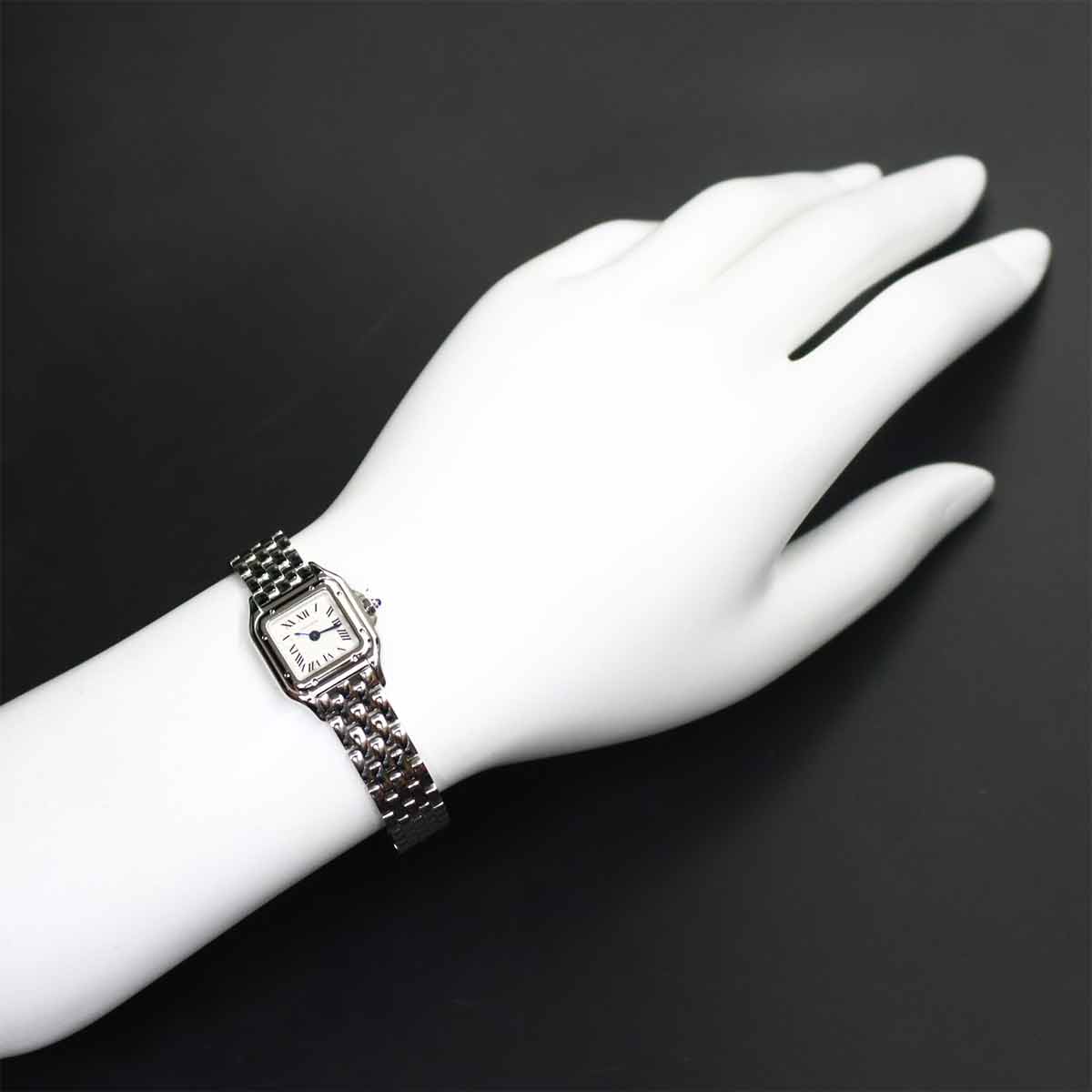 Panthere de Cartier mini WSPN0019 Quartz Silver Dial Ladies