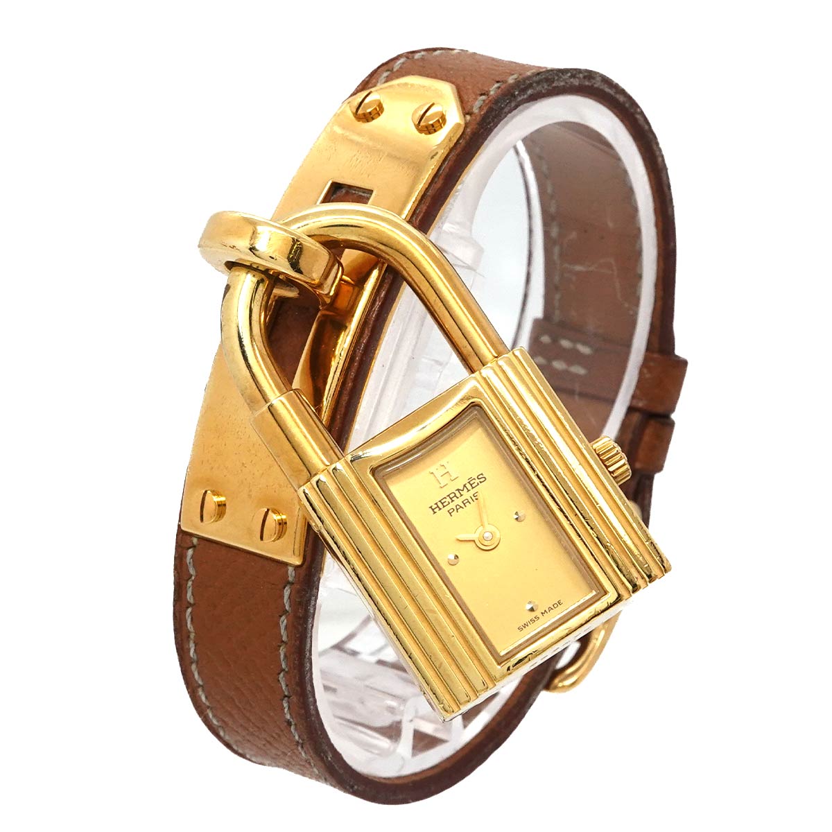 Kelly Watches Quartz Gold Dial Vintage Cadena Ladies Watch