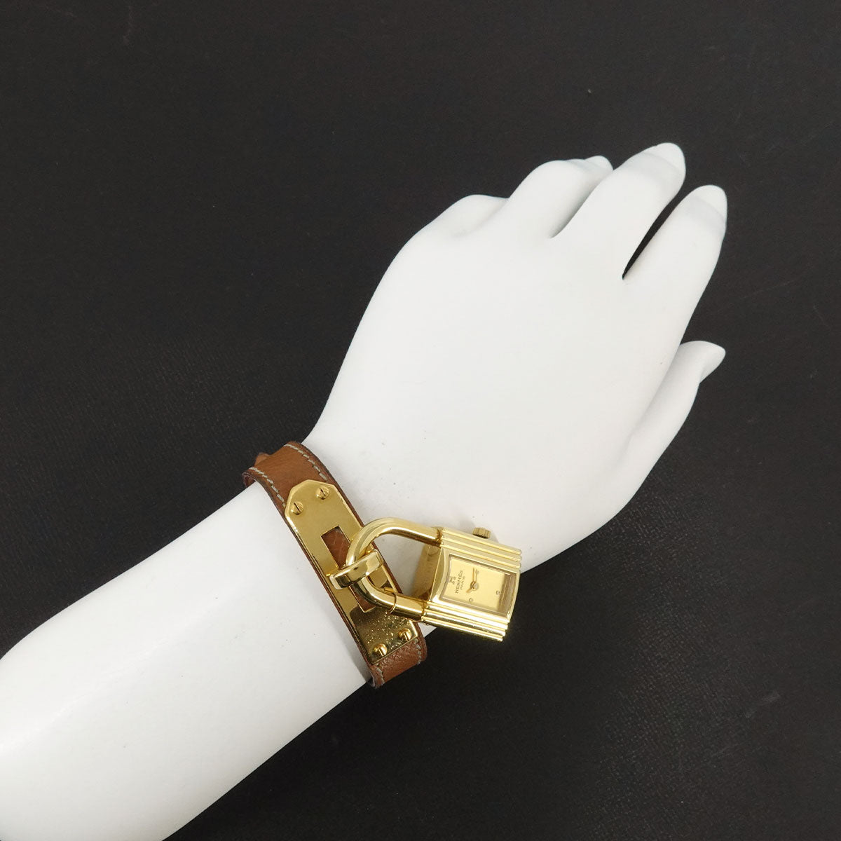 Kelly Watches Quartz Gold Dial Vintage Cadena Ladies Watch