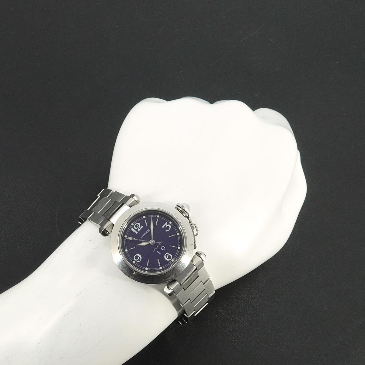 PashaC W31047M7 Automatic Date Navy Dial Boys Watch