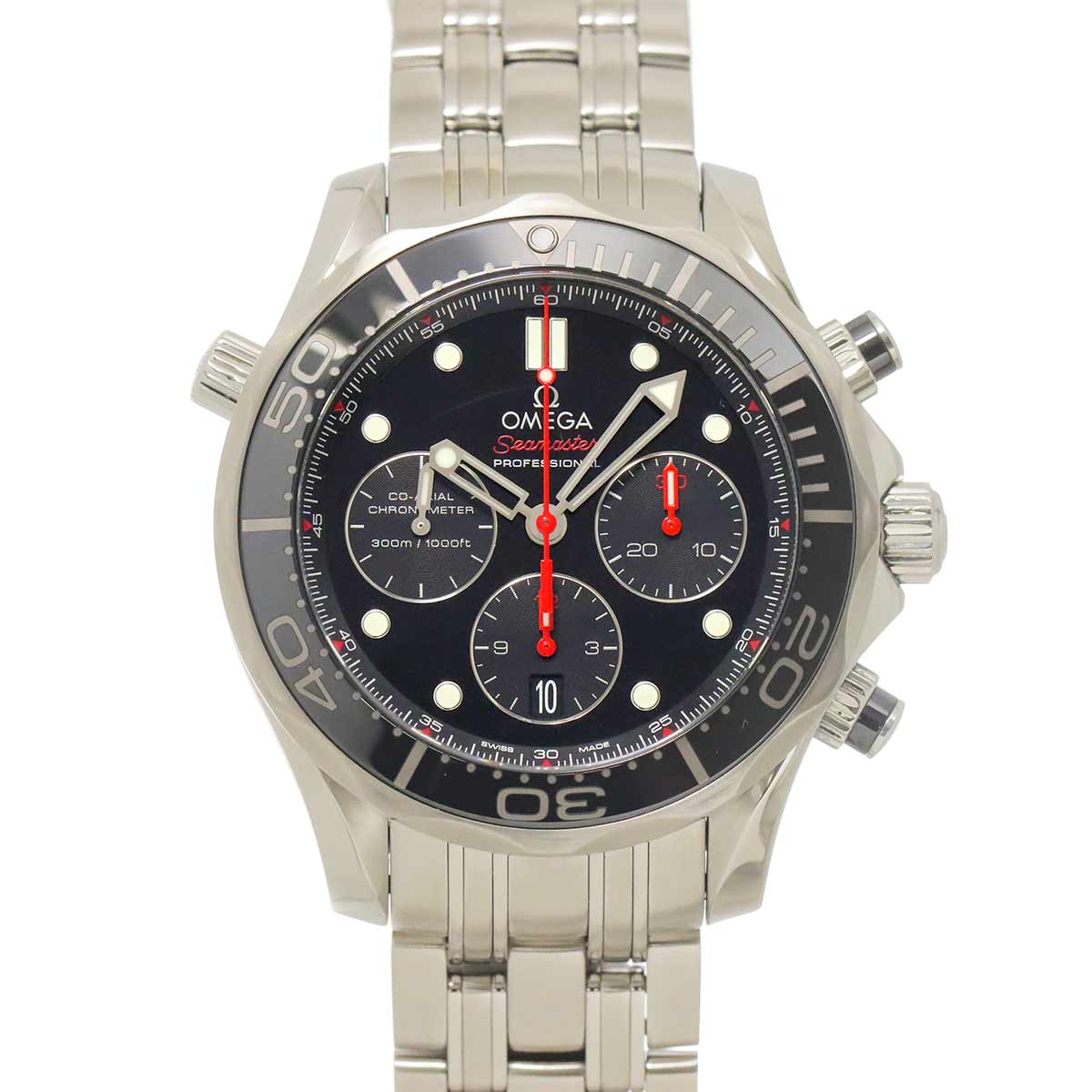 Seamaster 300 Co-Axial 212 30 44 50 01 001 Black Dial Watch