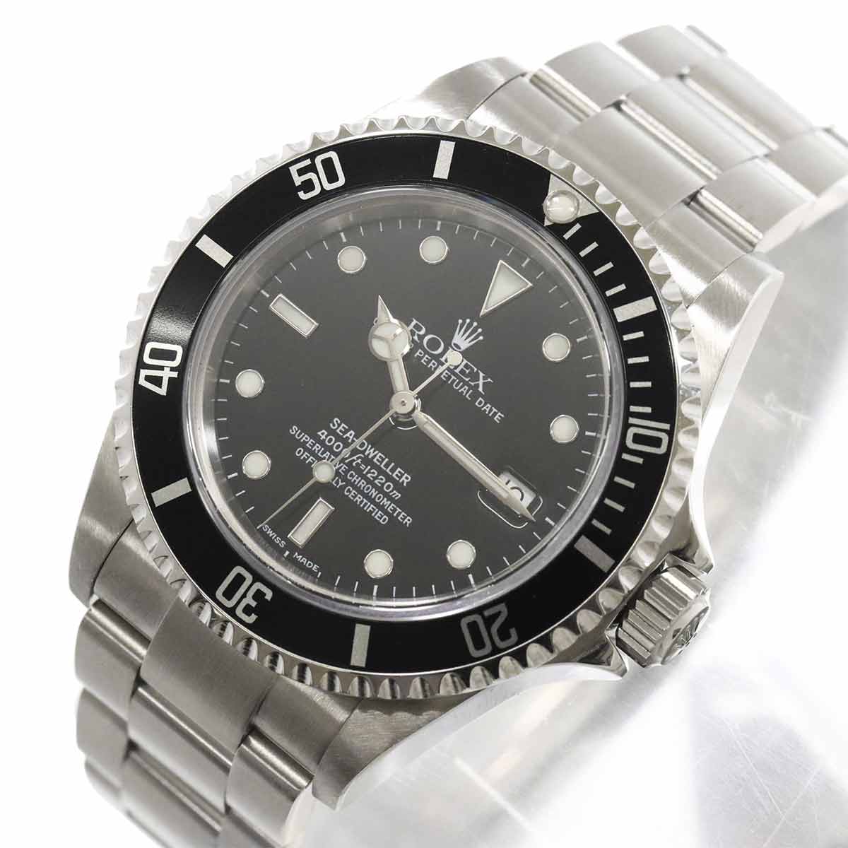 Sea-Dweller 16600 Serial Y Date Automatic Black Dial Mens Watch