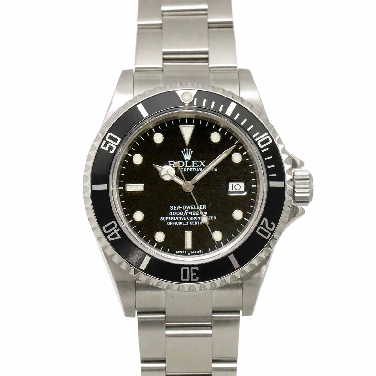 Sea-Dweller 16600 Serial Y Date Automatic Black Dial Mens Watch