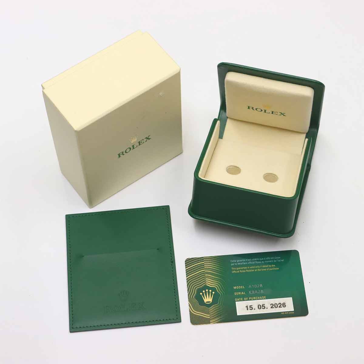 ROLEX cufflinks A1028 750YG