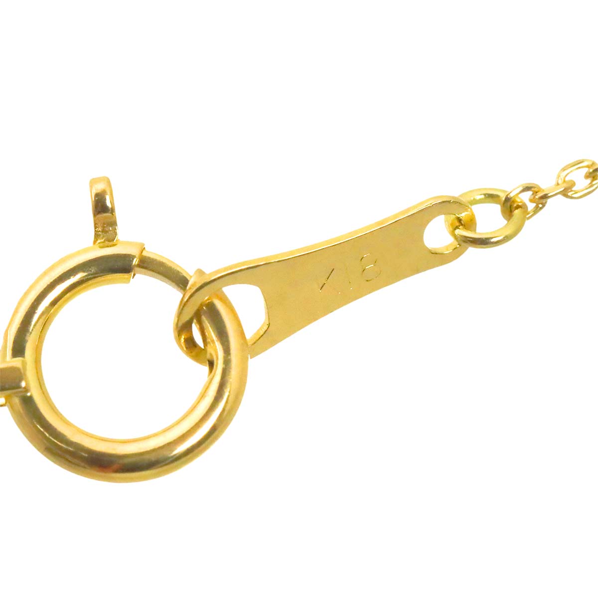 Diamond 0.277ct Necklace 18K YG Yellow Gold 750