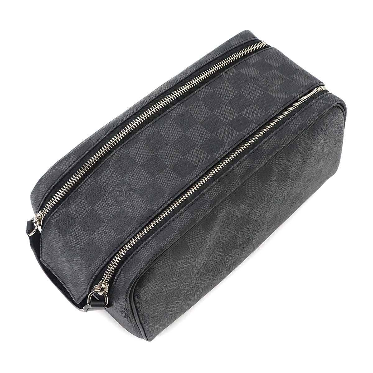 Damier Graphite Dopp Kit Toilet Pouch Hand Bag N40127