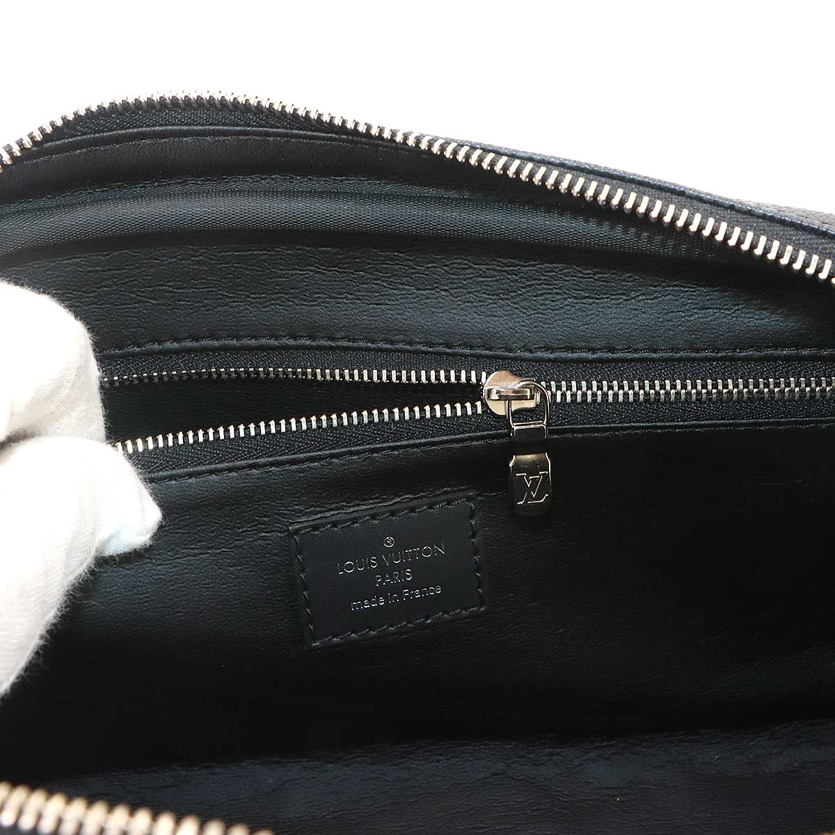 Damier Graphite Dopp Kit Toilet Pouch Hand Bag N40127