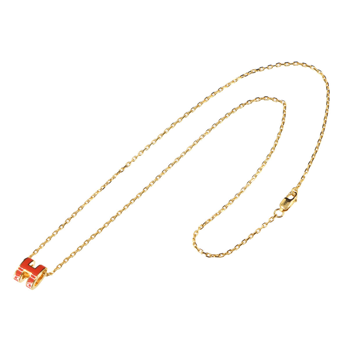 Mini Pop H Chain Necklace Orage Gold Accessory