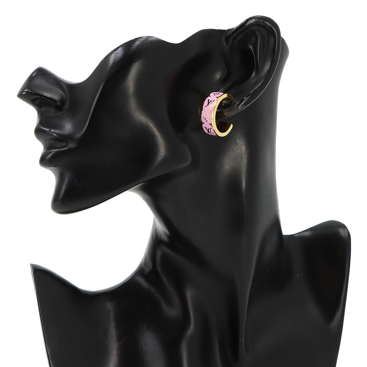 Nanogram Enamel Earrings Pink Gold M01831 Accessory