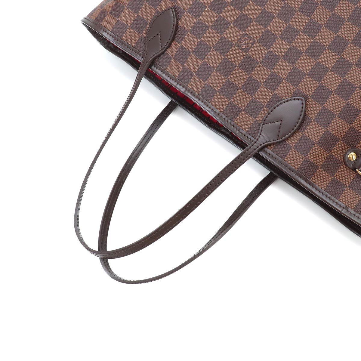 Damier Neverfull MM Tote Bag Ebene Cerise N51105 Purse