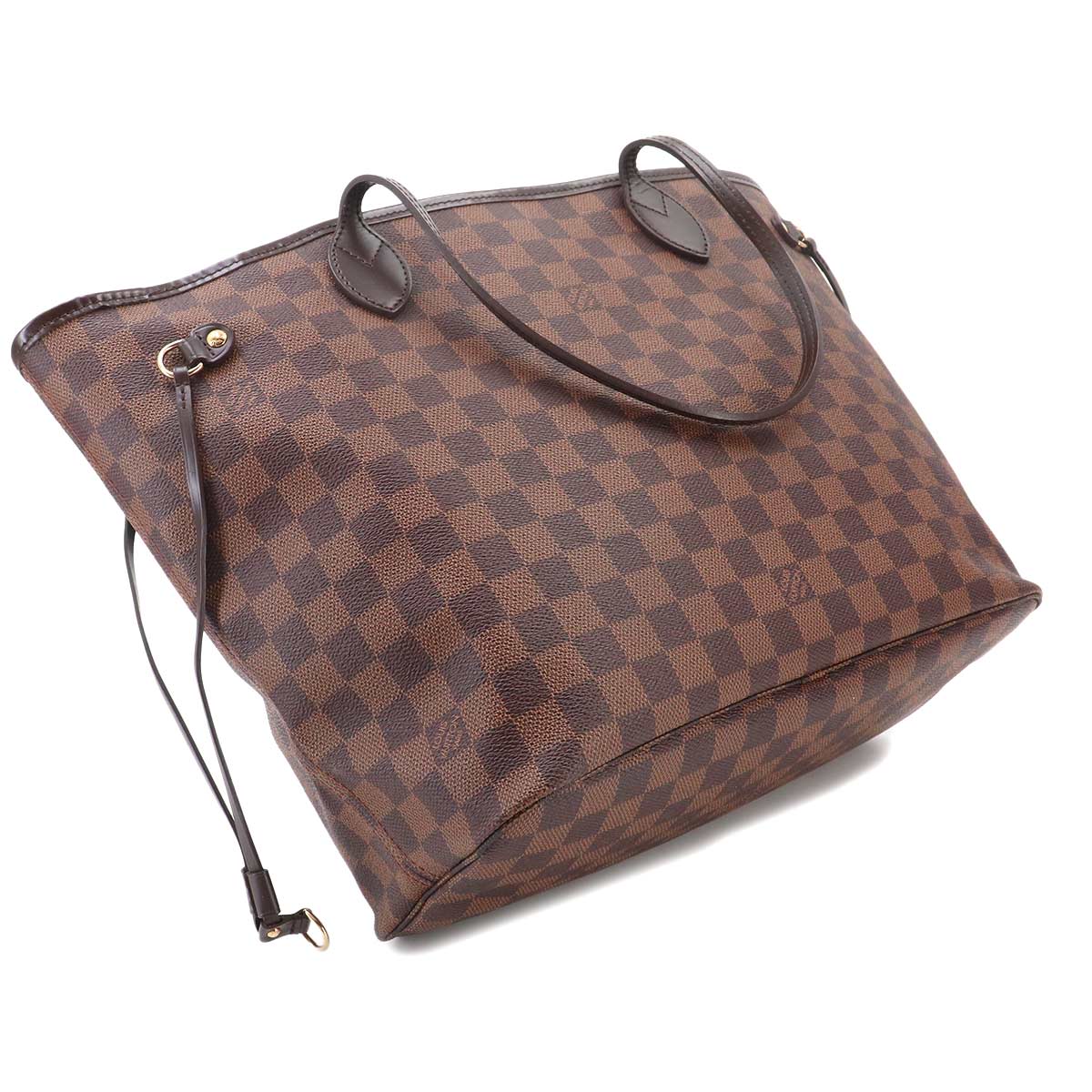 Damier Neverfull MM Tote Bag Ebene Cerise N51105 Purse