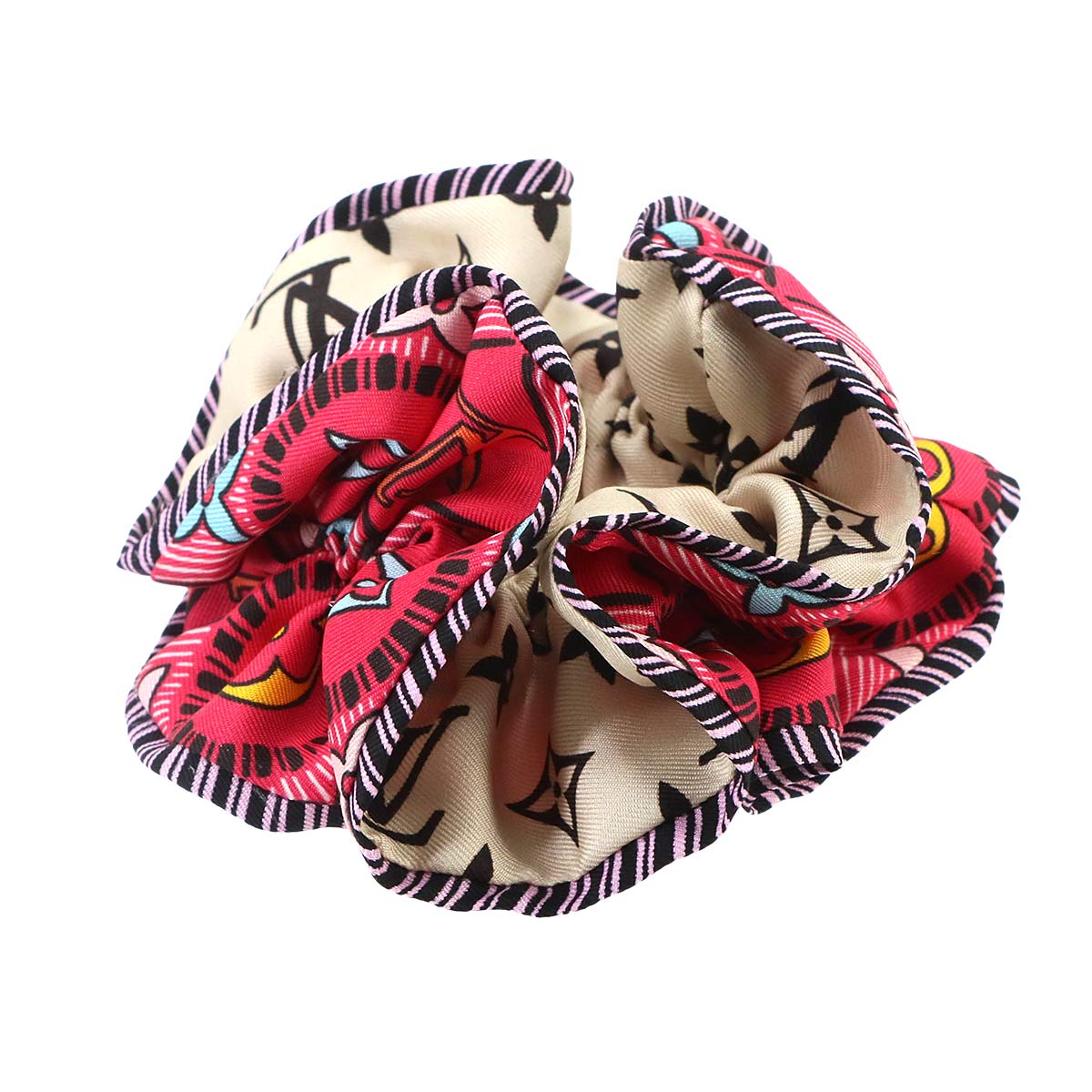 Monogram Tiles Chouchou Hair Accessory M78435 Scrunchie