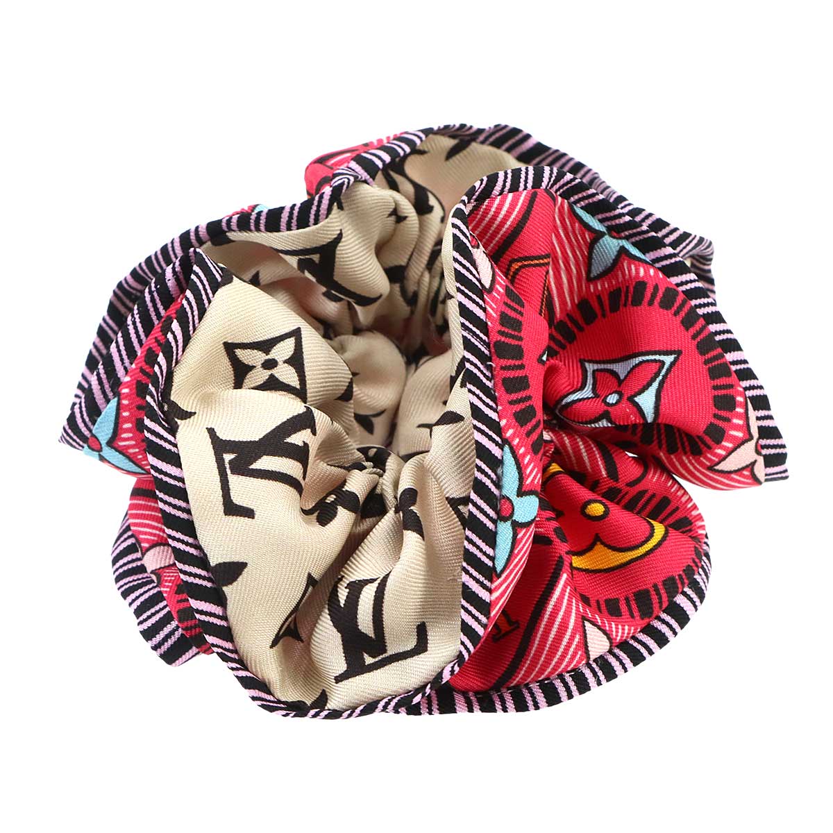 Monogram Tiles Chouchou Hair Accessory M78435 Scrunchie