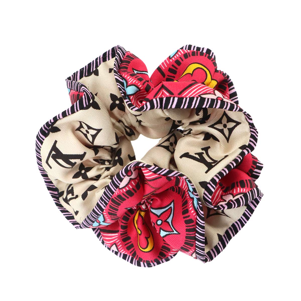 Monogram Tiles Chouchou Hair Accessory M78435 Scrunchie