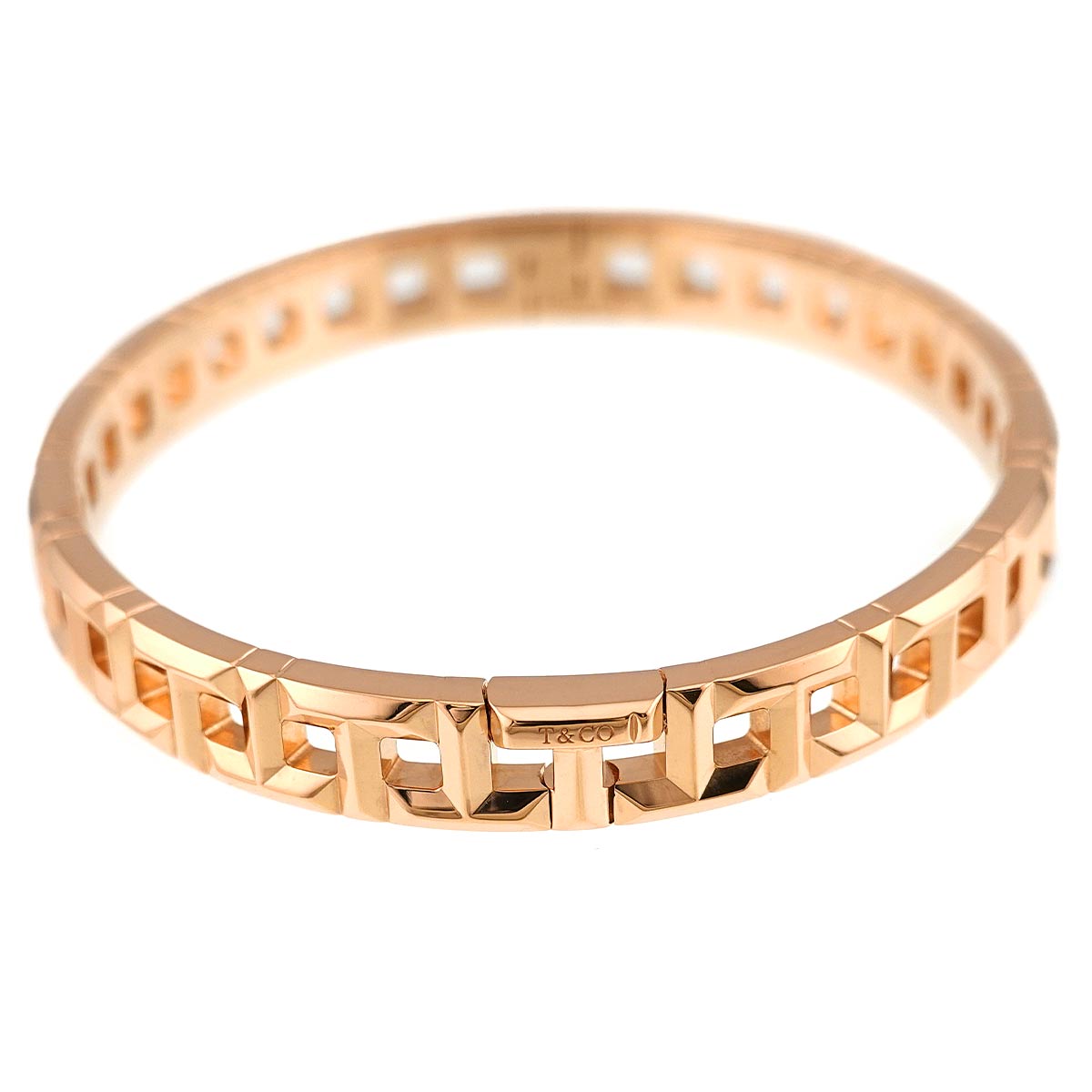 T True Narrow Bracelet 18K Pink Gold 750