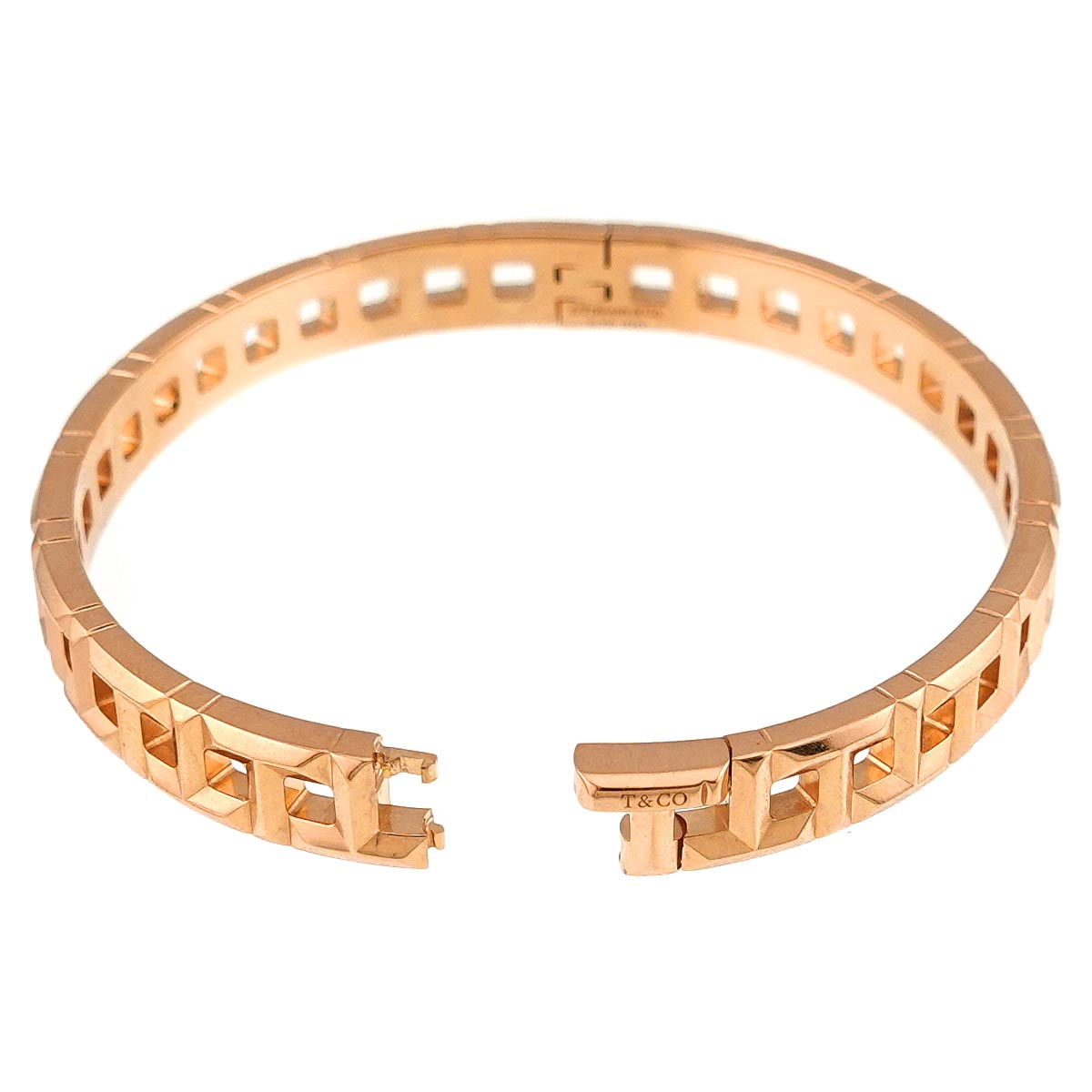 T True Narrow Bracelet 18K Pink Gold 750