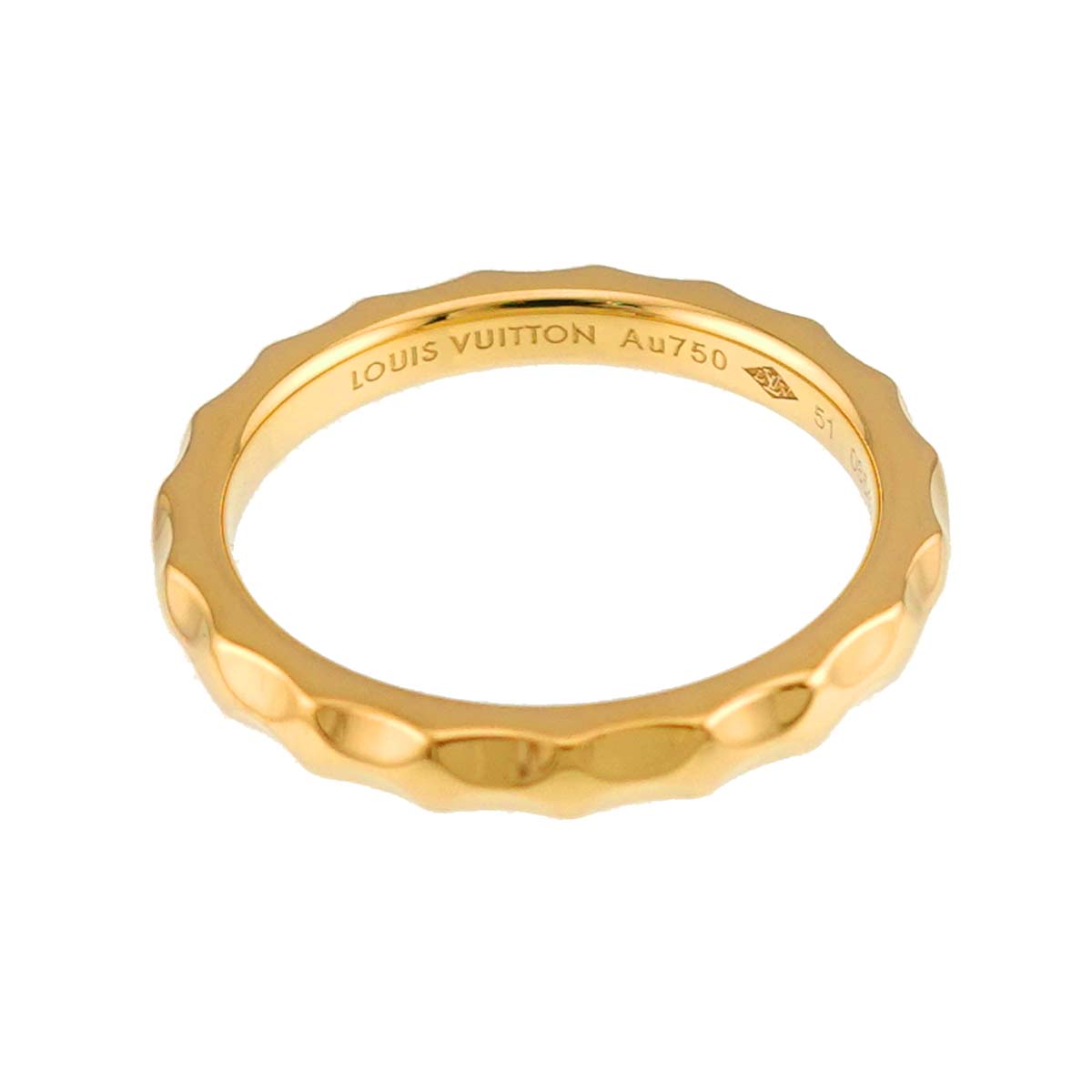 Monogram Ring 18K YG 750 Size51 5.5-5.75(US)