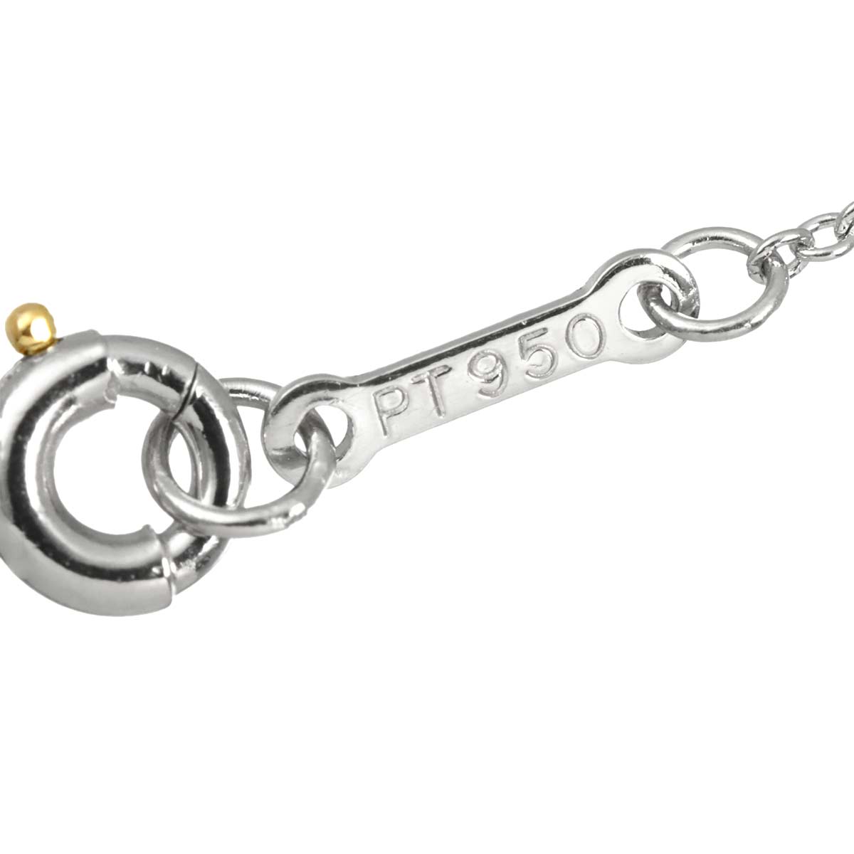 Infinity Cross Necklace Platinum