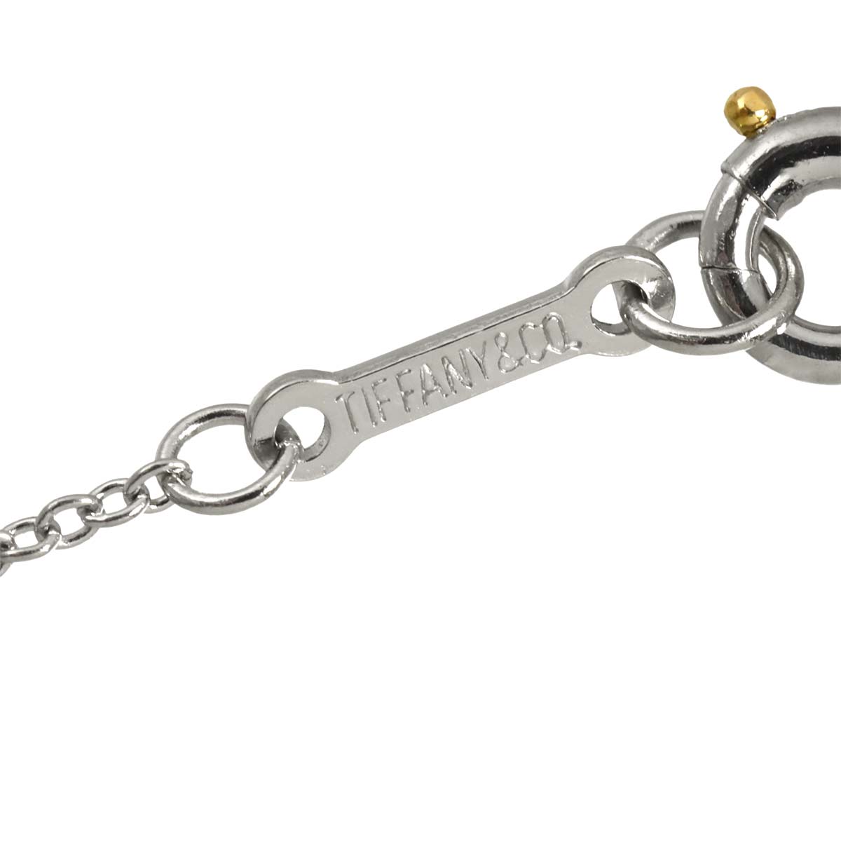 Infinity Cross Necklace Platinum